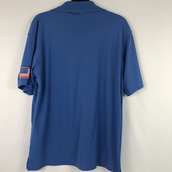 VINTAGE MENS POLO VFW POST 10950 OUTER BANKS NC SIZE M MADE IN USA - Picture 3 of 10